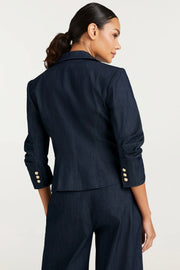 PETITE DENIM KHLOE BLAZER