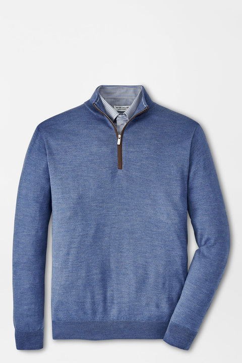 AUTUMN CREST SUEDE TRIM 1/4 ZIP